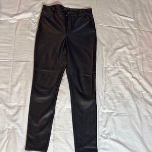 Dynamite Faux Leather Black Skinny Pants
